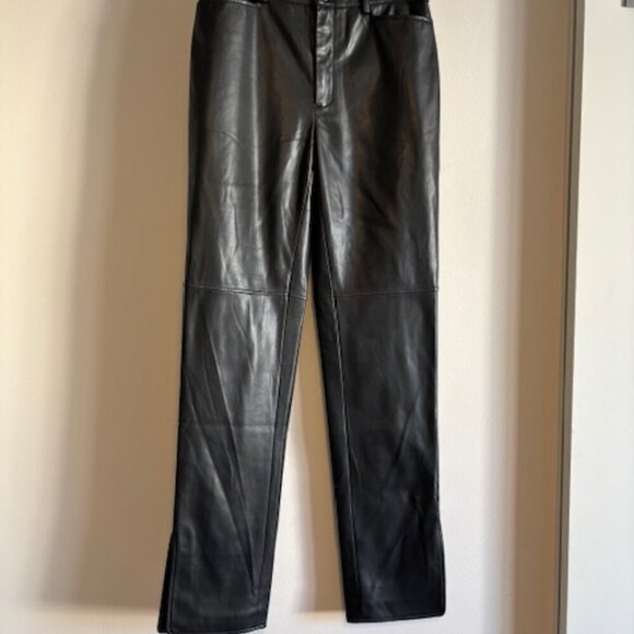 Toccin Iris Faux Leather Pants - Picture 6 of 13